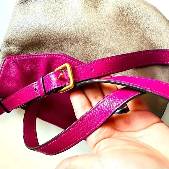 Marc By Marc Jacobs Color Block Leather Flap Crossbody - Picture 8 of 12